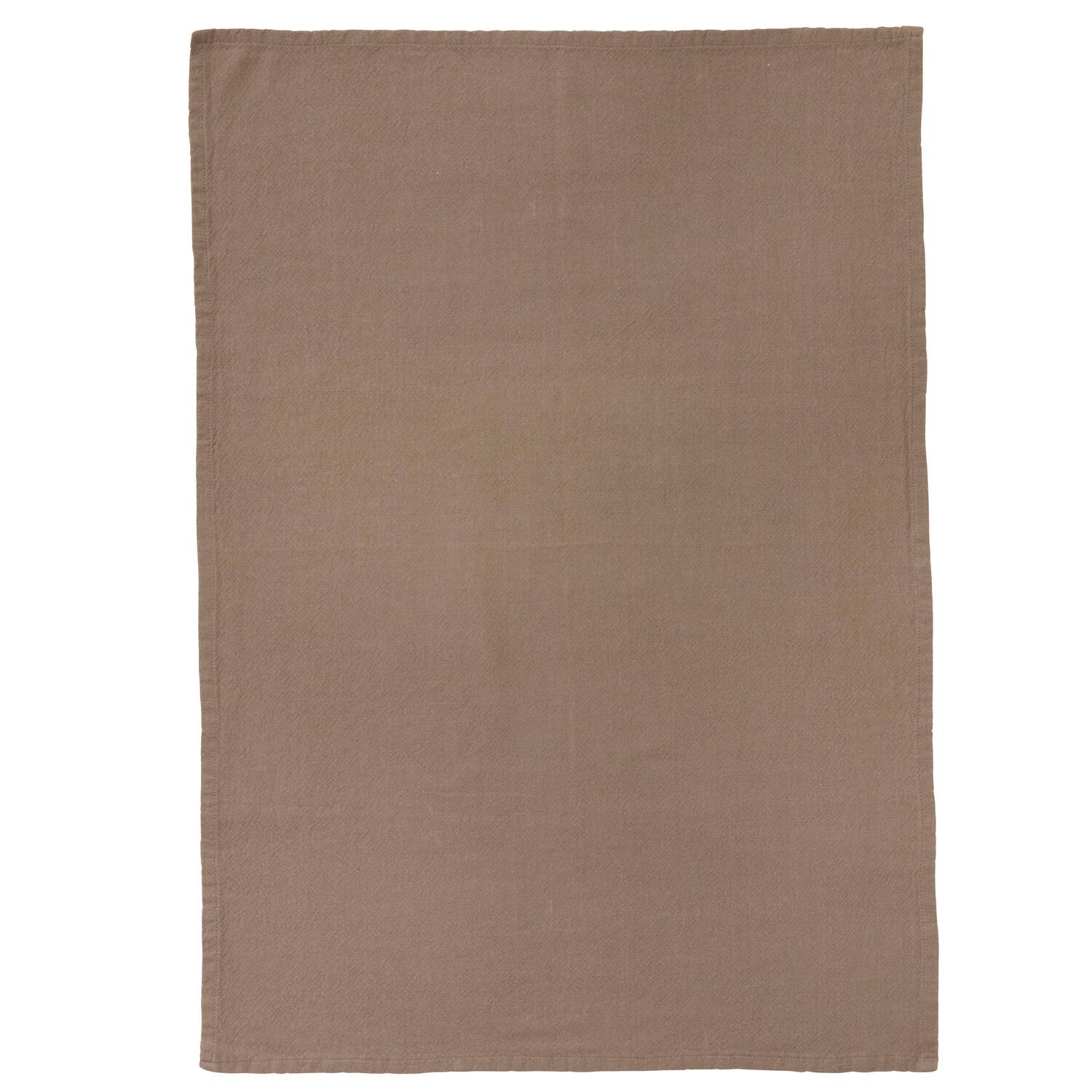 Viskestykke, brun - 50x70 cm.